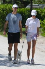 IVANKA TRUMP and Jared Kushner Out with Their Dog in South Beach 05/28/2022