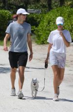 IVANKA TRUMP and Jared Kushner Out with Their Dog in South Beach 05/28/2022