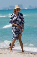 IVANKA TRUMP Out at a Beach in Miami 05/14/2022