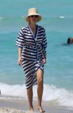 IVANKA TRUMP Out at a Beach in Miami 05/14/2022