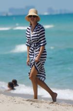 IVANKA TRUMP Out at a Beach in Miami 05/14/2022