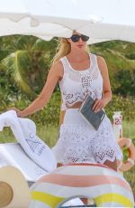 IVANKA TRUMP Out on Memorial Day Weekend at a Beach in Miami 05/29/2022