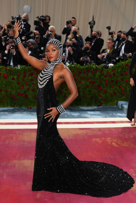 JANELLE MONAE at Met Gala Celebrating In America: An Anthology of Fashion in New York 05/02/2022