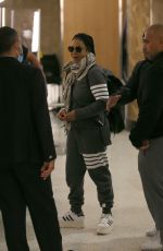 JANET JACKSON at JFK Airport in New York 05/08/2022
