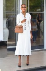 JASMINE TOOKES Leaves Her Hotel in Cannes 05/17/2022