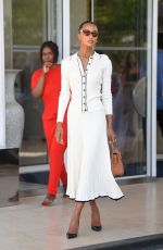 JASMINE TOOKES Leaves Her Hotel in Cannes 05/17/2022