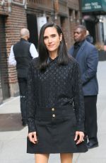 JENNIFER CONNELLY Arrives at Late Show with Stephen Colbert in New York 05/23/2022