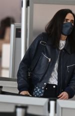 JENNIFER CONNELY Arrives at JFK Airport in New York 05/01/2022