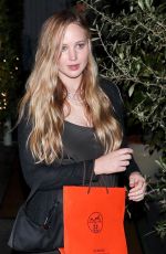JENNIFER LAWRENCE Arrives at Giorgio Baldi in Santa Monica 05/05/2022
