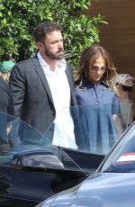 JENNIFER LOPEZ and Ben Affleck After Lunch with Her Mom Guadalupe at Soho House in Malibu 05/15/2022