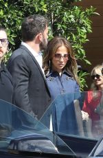 JENNIFER LOPEZ and Ben Affleck After Lunch with Her Mom Guadalupe at Soho House in Malibu 05/15/2022