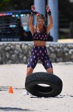 JENNIFER NICOLE LEE at a Workout Session in Miami 05/12/2022