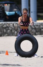 JENNIFER NICOLE LEE at a Workout Session in Miami 05/12/2022