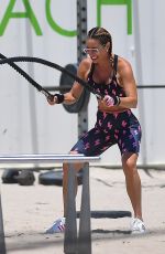 JENNIFER NICOLE LEE on the Set of Chrisley Knows Best in Miami Beach 05/12/2022