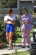 JESSICA and ASHLEY HART Out for Afternoon Walk in Los Angeles 05/10/2022