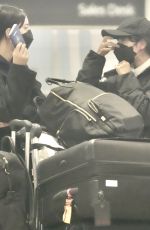 JESSICA and LISA ORIGLIASSO at Brisbane International Airport 05/09/2022