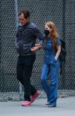 JESSICA CHASTAIN and Michael Shannon Out in New York 05/18/2022