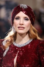 JESSICA CHASTAIN at Met Gala Celebrating In America: An Anthology of Fashion in New York 05/02/2022
