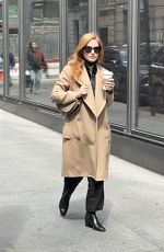 JESSICA CHASTAIN Out and About in New York 04/30/2022