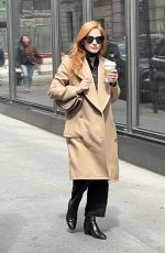 JESSICA CHASTAIN Out and About in New York 04/30/2022