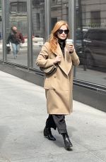 JESSICA CHASTAIN Out and About in New York 04/30/2022