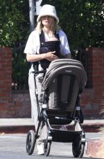 JESSICA HART Out with Her Kids in Los Angeles 05/06/2022