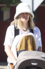JESSICA HART Out with Her Kids in Los Angeles 05/06/2022
