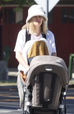 JESSICA HART Out with Her Kids in Los Angeles 05/06/2022