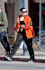 JESSIE J Out for Ice Cream Cone with Friends in Los Angeles 05/06/2022