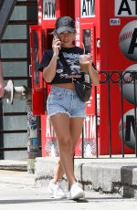 JESSIE JAMES DECKER in Denim Shorts Out in Boston 05/14/2022