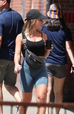 JESSIE JAMES DECKER in Denim Shorts Out in Boston 05/14/2022