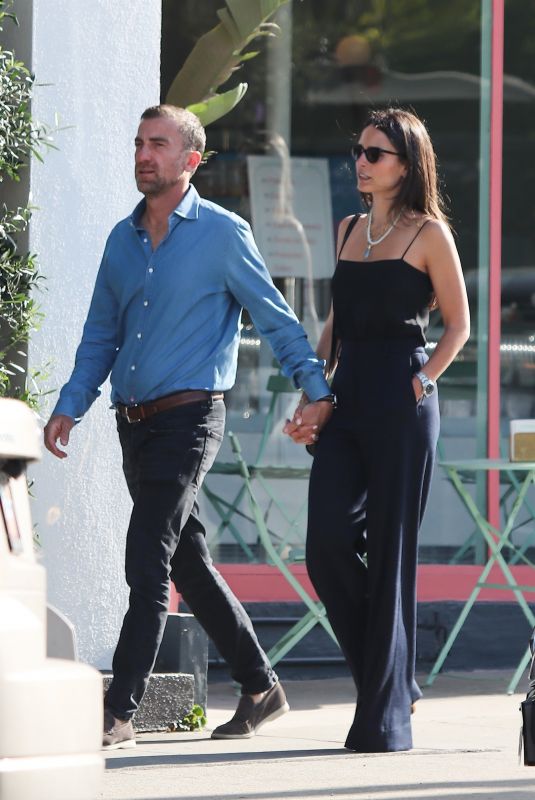 JORDANA BREWSTER and Mason Morfit Heading to Craig’s in West Hollywood 05/05/2022
