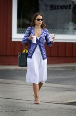 JORDANA BREWSTER Out for Coffee in Brentwood 05/03/2022