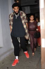 JORDYN WOODS and Karl Anthony Towns at Craig