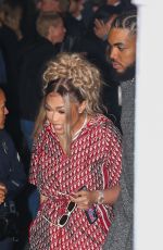 JORDYN WOODS Leaves Dior Men