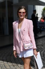 JOSEPHINE SKRIVER Out at 75th Annual Cannes Film Festival 05/17/2022