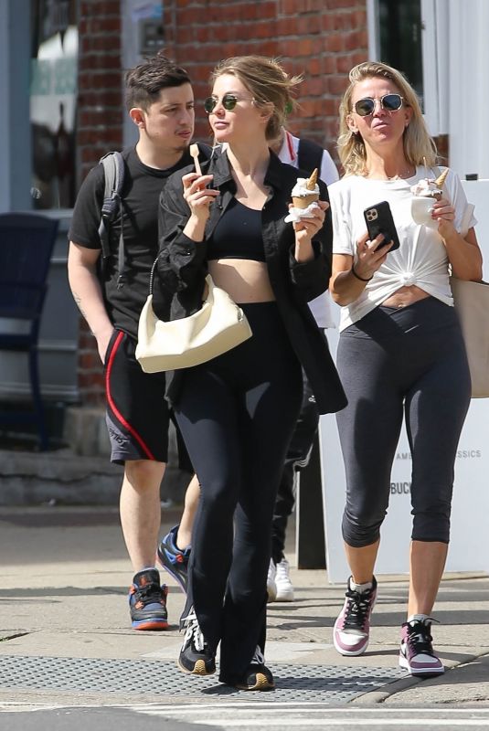 JULIANNE HOUGH Out for Ice Cream with a Friend in New York 05/23/2022
