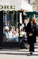 KAIA GERBER and Austin Butler Out for Lunch in Paris 03/22/2022