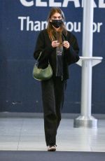 KAIA GERBER Arrives at JFK Airport in New York 04/30/2022