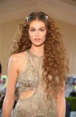 KAIA GERBER at Met Gala Celebrating In America: An Anthology of Fashion in New York 05/02/2022