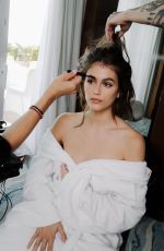 KAIA GERBER Getting Ready for Cannes for Interview Magazine, May 2022