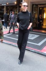 KARLIE KLOSS Leaves Mark Hotel in New York 05/02/2022