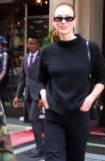 KARLIE KLOSS Leaves Mark Hotel in New York 05/02/2022