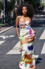 KAT GRAHAM Leaves Martinez Hotel by Boat in Cannes 05/19/2022