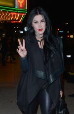 KAT VON D Arrives at El Rey for Goldenvoice Presents: Prayers in Los Angeles 04/29/2022