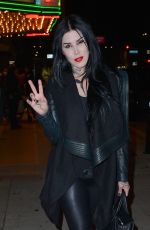 KAT VON D Arrives at El Rey for Goldenvoice Presents: Prayers in Los Angeles 04/29/2022