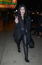 KAT VON D Arrives at El Rey for Goldenvoice Presents: Prayers in Los Angeles 04/29/2022