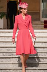 KATE MIDDLETON Arrives at a Royal Garden Party at Buckingham Palace in London 05/18/2022
