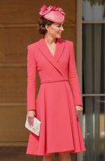 KATE MIDDLETON Arrives at a Royal Garden Party at Buckingham Palace in London 05/18/2022