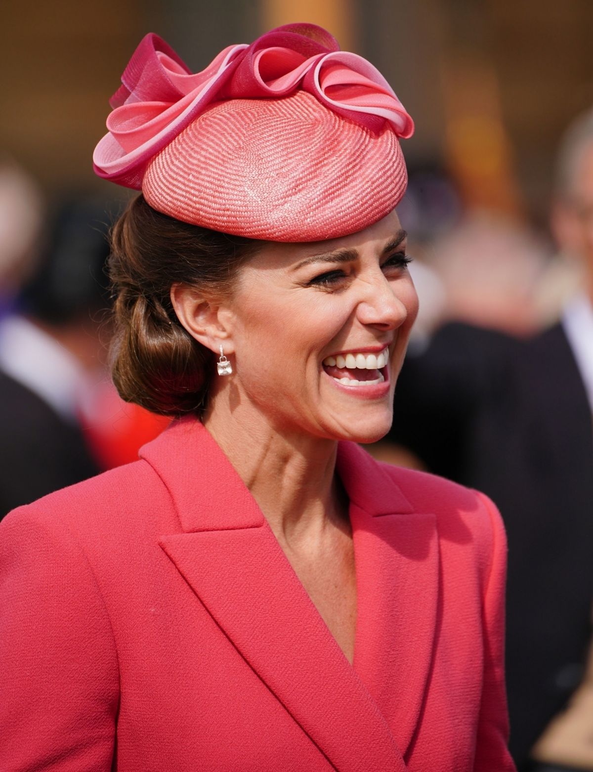 KATE MIDDLETON Arrives at a Royal Garden Party at Buckingham Palace in ...